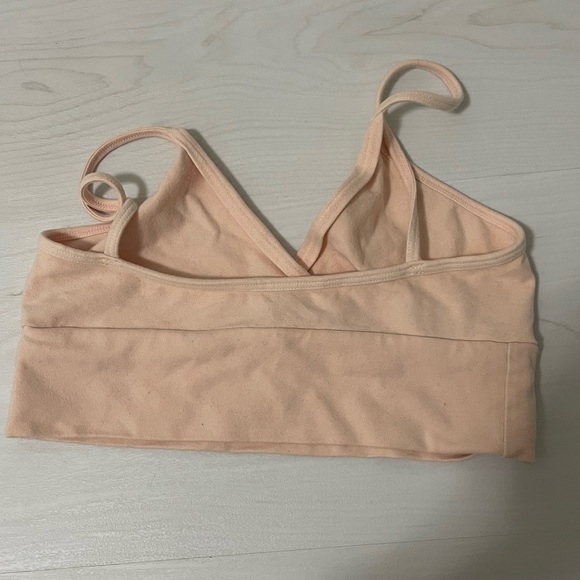 Los Angeles Apparel Crossover Wrap Top - Picture 2 of 4